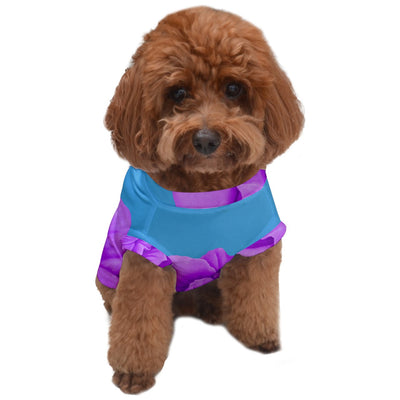 PurpleRoseSign Dog T-Shirt Lavender Coco