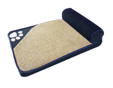 Large Pet Supply Dog/Cat Bed Rectangle Tan Cress