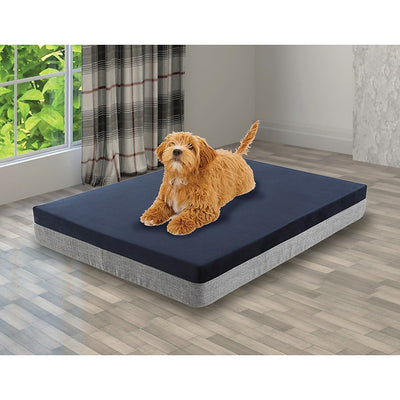 Memory Foam Dog Bed 15cm Thick Large Orthopedic Dog Pet Beds Magenta Danae