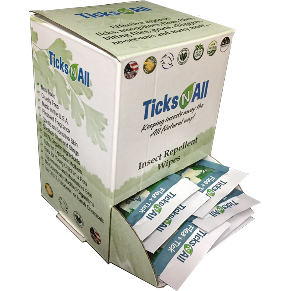 All Natural Flea and Tick Wipes 