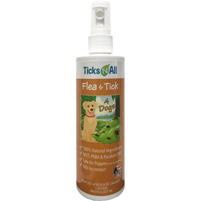 All Natural Flea & Tick 4 Dogs 8oz Orchid Blackhaw