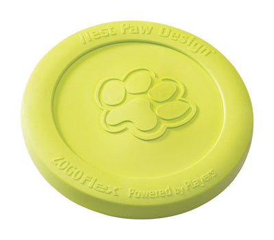 West Paw 8000463 Zogoflex Green Zisc Disc Synthetic Rubber Frisbee&#44 Rose Chloe
