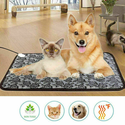 Thermal Heating Waterproof Bed Pad for Pets with Adjustable Yellow Pandora