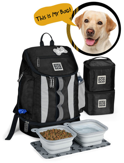 Mobile Dog Gear Drop Bottom Week Away® Backpack Olive Polyxena