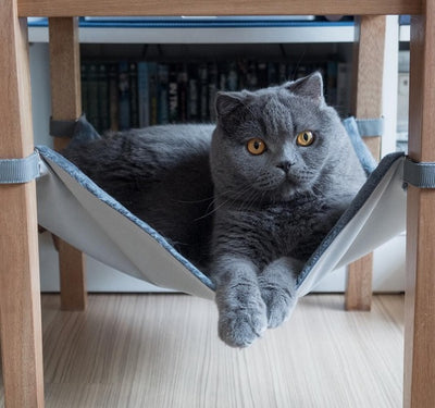 ISLE OF EMERALD Saveplace® hammock for pets & storage Grey Chaos